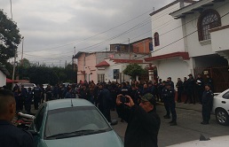 Realizaron paro de labores policías de Uruapan este fin de semana, exigen mejores condiciones laborales