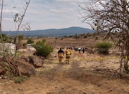 Identifican a víctimas de explosión en la Carretera Morelia-Pátzcuaro en el lugar conocido como Joyas de la Huerta de Morelia, Michoacán