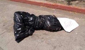 En Buenavista, Abandonan el cadáver de una persona envuelta en bolsa de plástico negra, a las afueras del panteón municipal